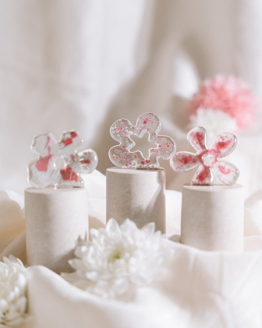 Cvijeće - Stakleni set